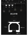 鋁合金 雙靜音 窗簾路軌 一套連配件 鋁合金 雙靜音 窗簾路軌 一套連配件